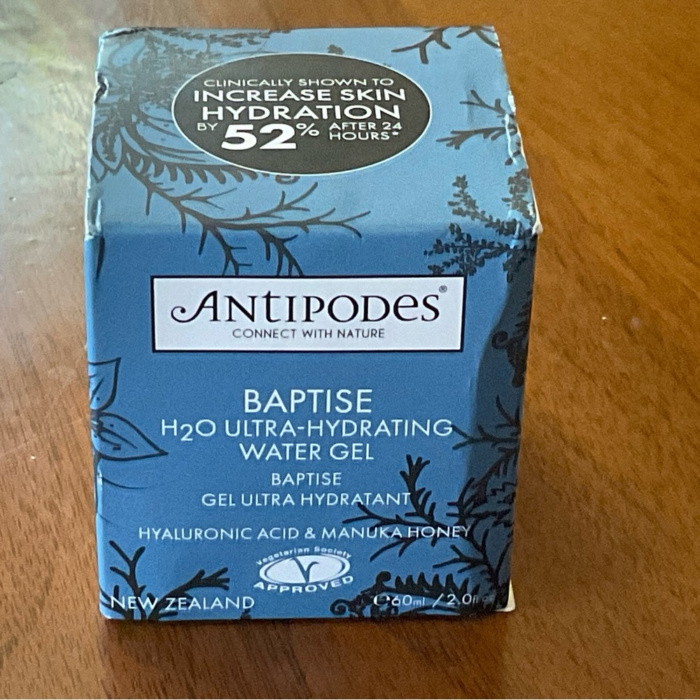 Antipodes Baptise H2O Ultra-Hydrating Water Gel with Manuka Honey 11/2023 Sealed
